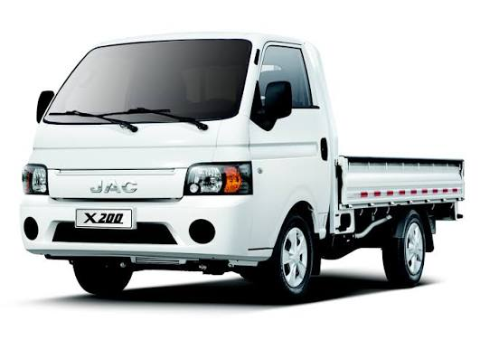 JAC X200 light commercial pickup with flat cargo deck