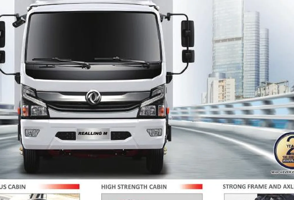 Dongfeng Realling M Light commercial truck shown in the supplied brochure