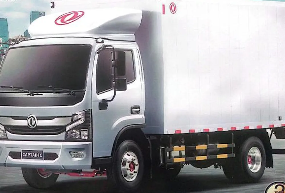 Dongfeng Captain Commercial truck shown in the supplied brochure
